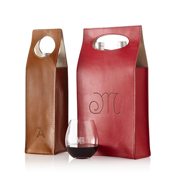 double wine tote bag