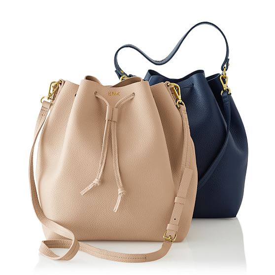 next leather bucket bag