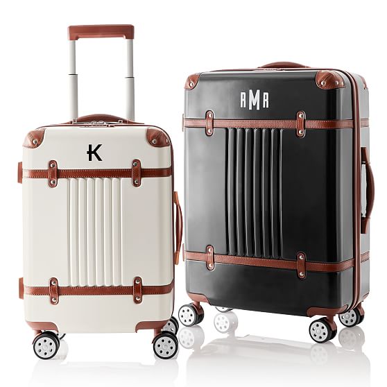 monogrammed hard shell luggage